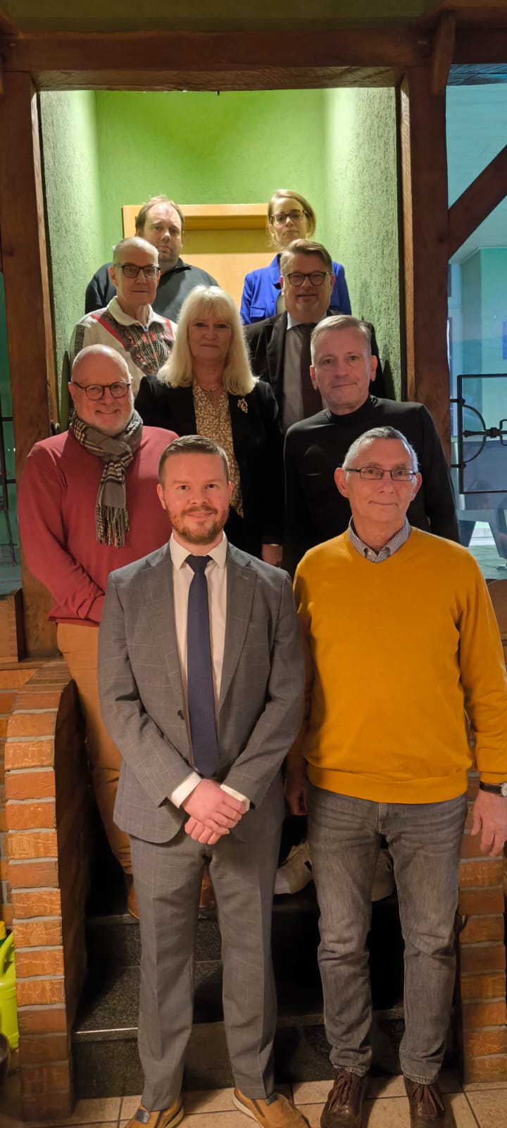 Dr. Michael Espendiller, MdB, mit Mitgliedern des Kreisverbands Coesfeld