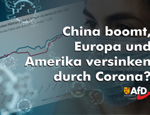 China boomt, Europa und Amerika versinken durch Corona?